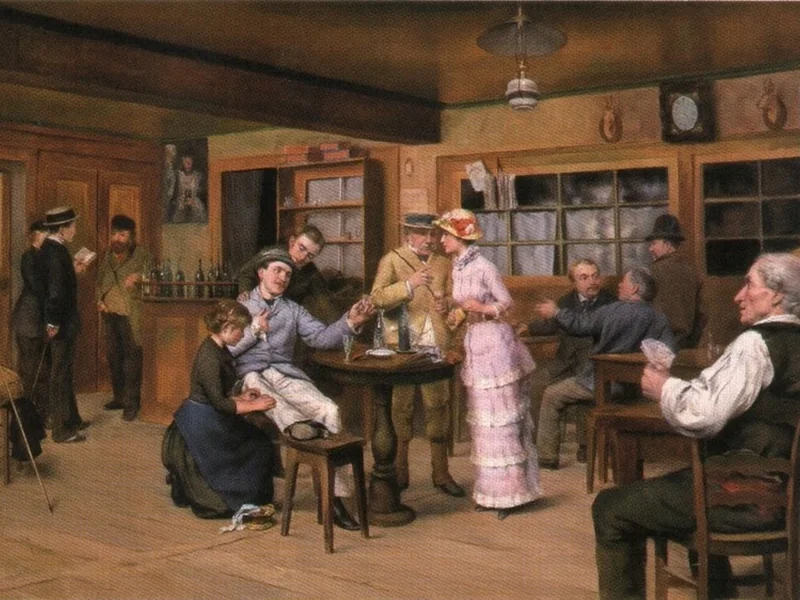 1854-Auguste Constantin Viollier - Il Riposo del Viaggiatore, 1882